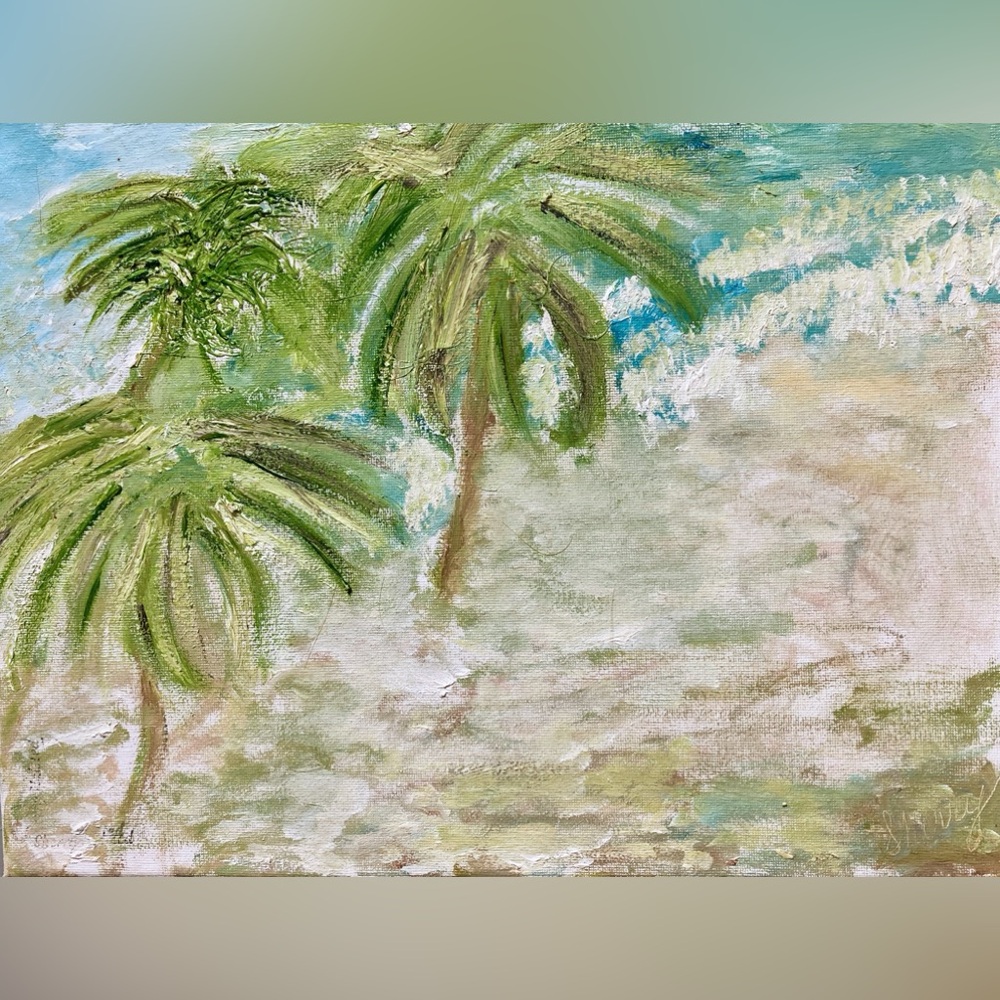 Canvas print from original oil
